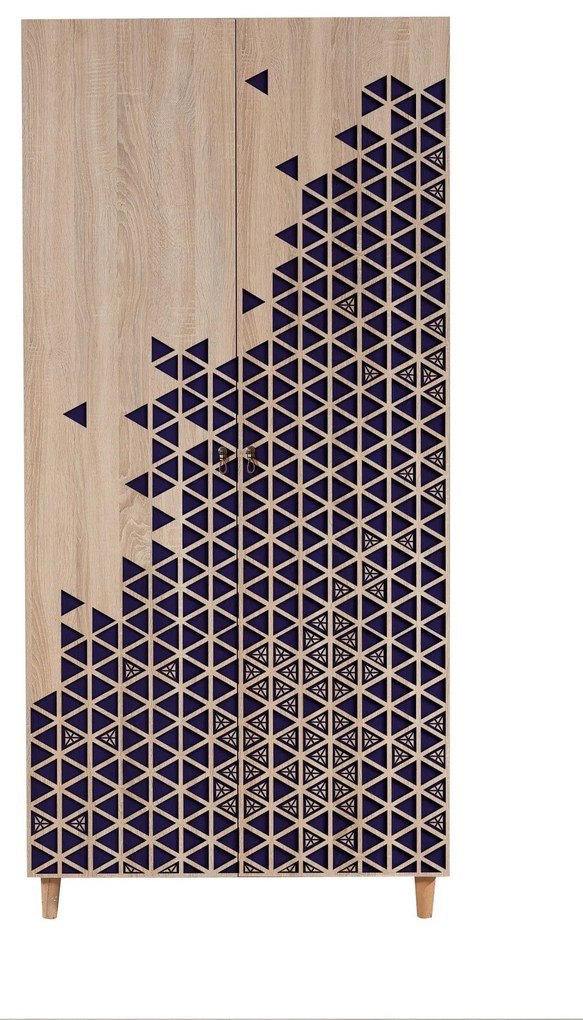 Roupeiro Stil – Carvalho Sonoma – 90x192x52 cm