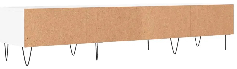 Móvel de TV 150x36x30 cm derivados de madeira branco