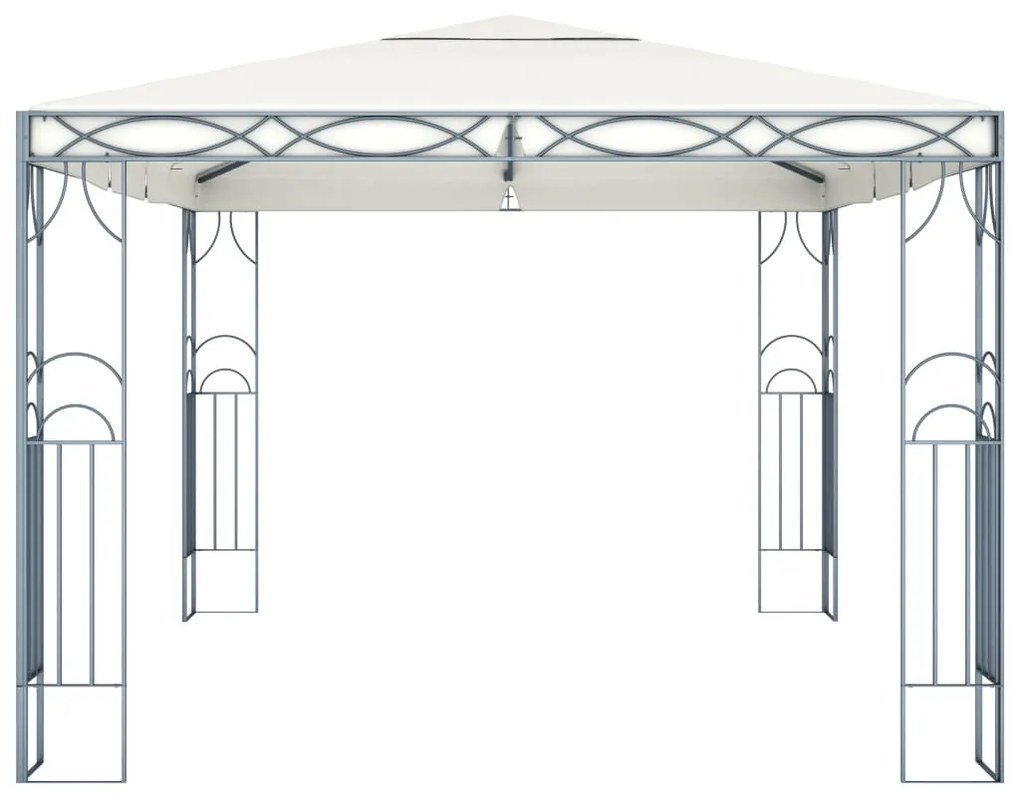 Gazebo 400x300 cm cor creme