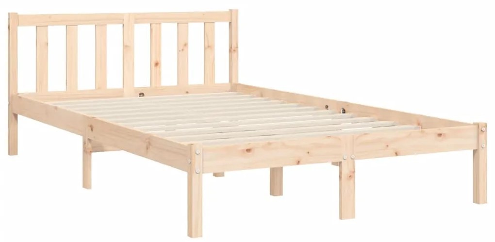 Cama sem colchão 120x200 cm madeira de pinho maciça