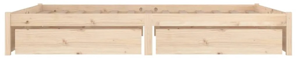 Estrutura de cama com gavetas 135x190 cm casal