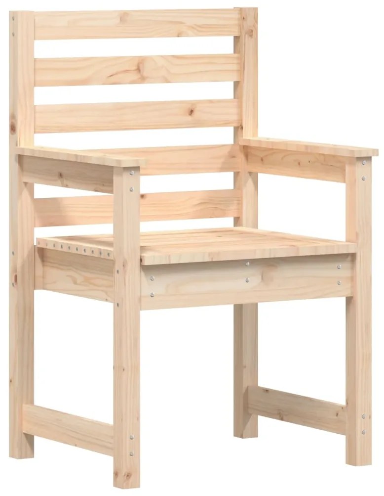 7 pcs conjunto de jantar para jardim madeira de pinho maciça