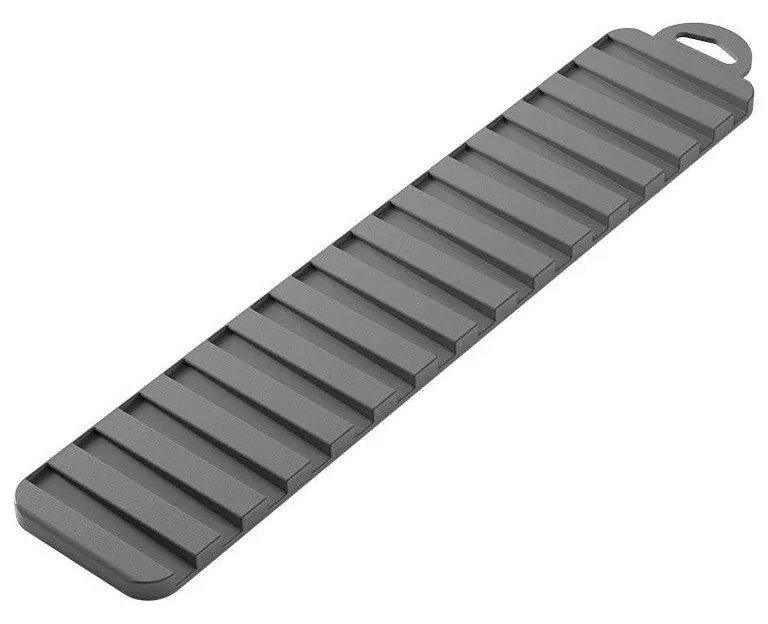 Escorredor de Louça Metaltex Gravity slim Cinzento PEVA (40 x 8 cm)