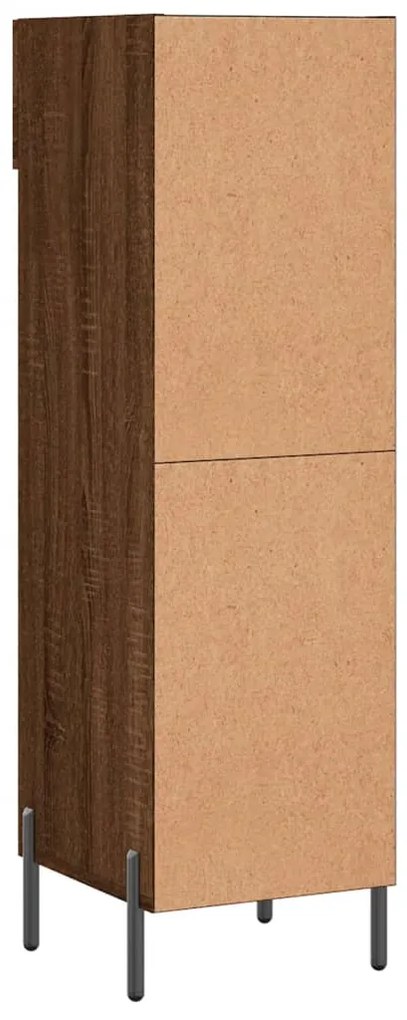 Sapateira 30x35x105 cm derivados de madeira carvalho castanho