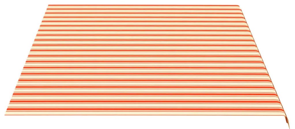 Tecido de substituição para toldo 5x3,5 m amarelo e laranja