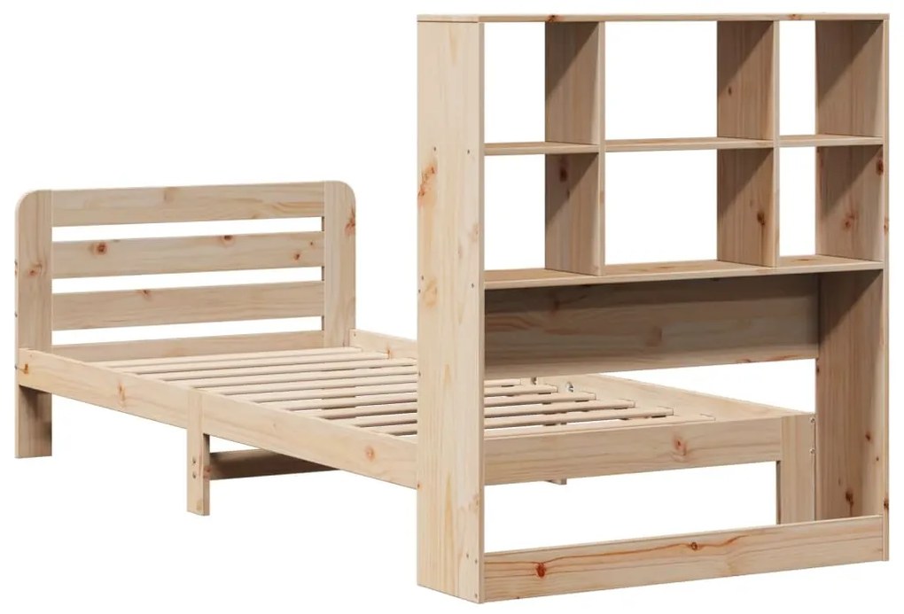 Cama sem colchão 90x190 cm madeira de pinho maciça