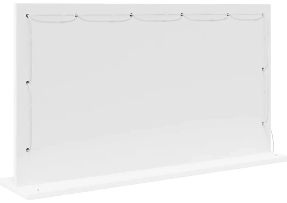 Espelho de Vanidade com Luzes LED Branco 80x45x18 cm