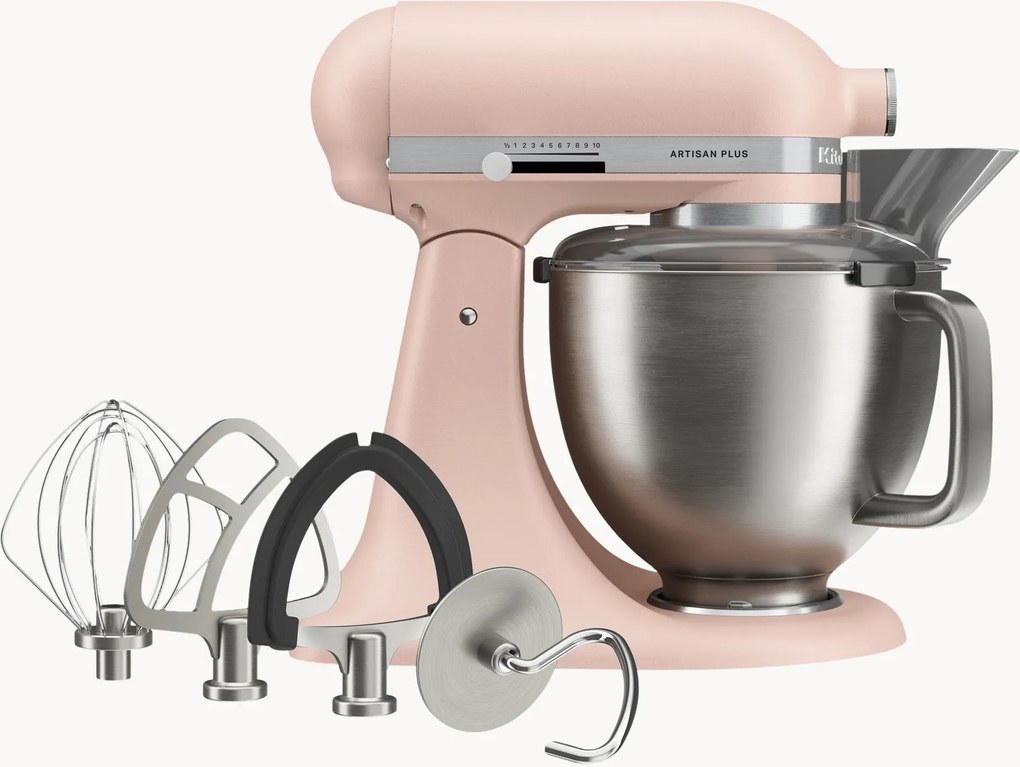 Batedeira com cabeça inclinável e acessórios Artisan Plus, 4,7 L, conjunto de 7