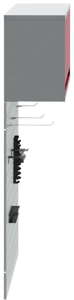 Conjunto de Armário de Ferramentas e Painel de Ferramentas VidaXL com