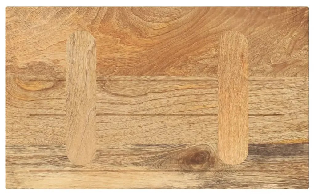 Tampo de mesa retangular 60x40x2,5 cm mangueira maciça