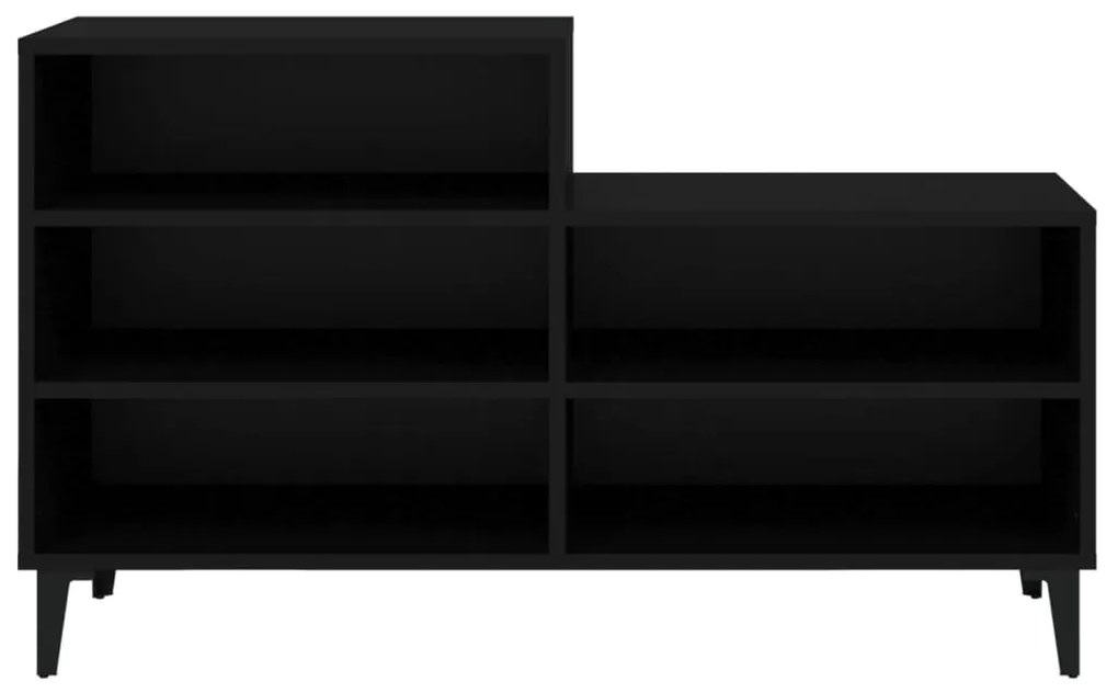 Sapateira 102x36x60 cm derivados de madeira preto
