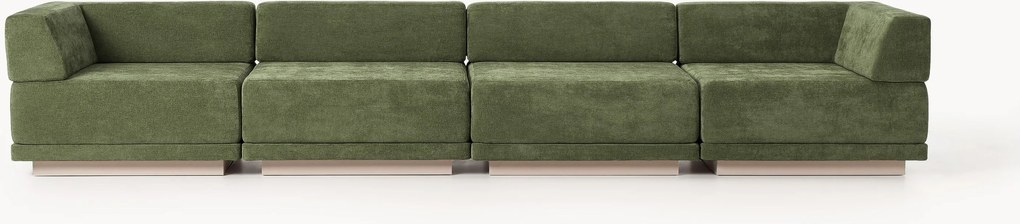 Sofá de canto grande modular Colin (4 lugares)