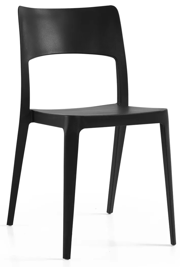 Cadeira Vanity Preto, sem braços - Pack 20 unidades