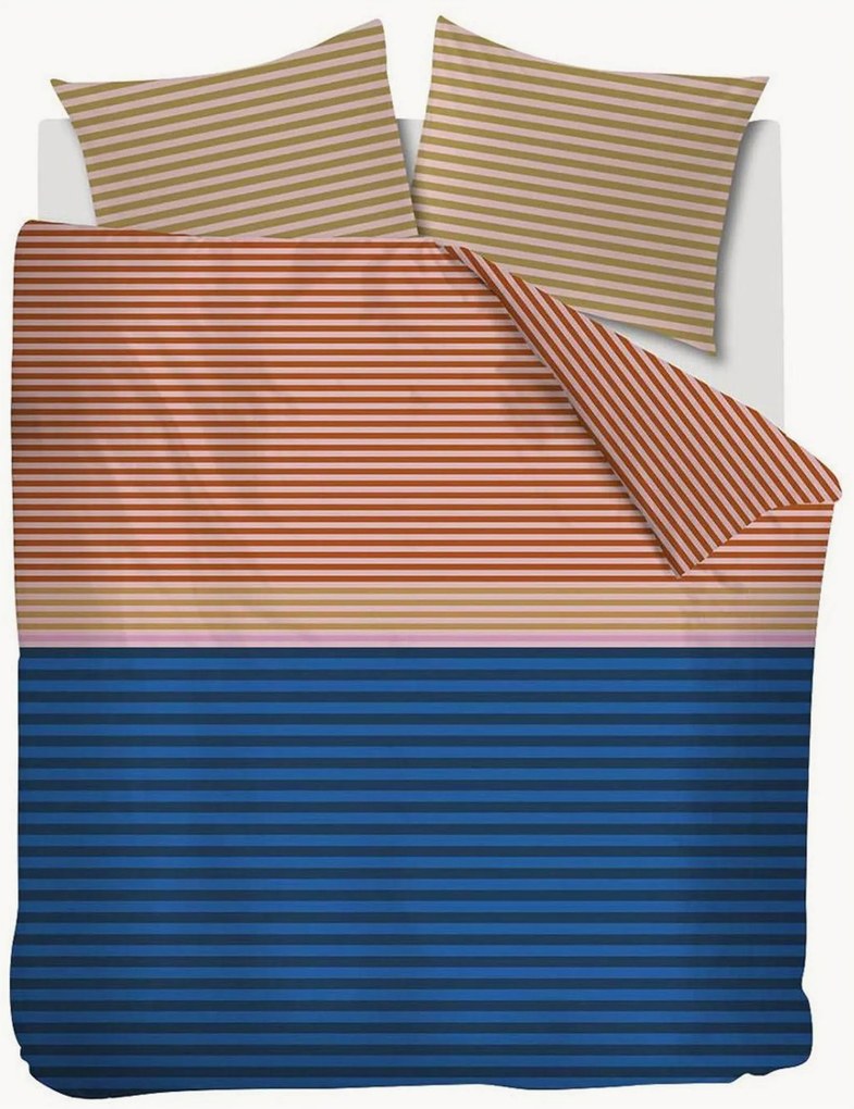 Conjunto de capa de edredão em cetim de algodão Kingfisher