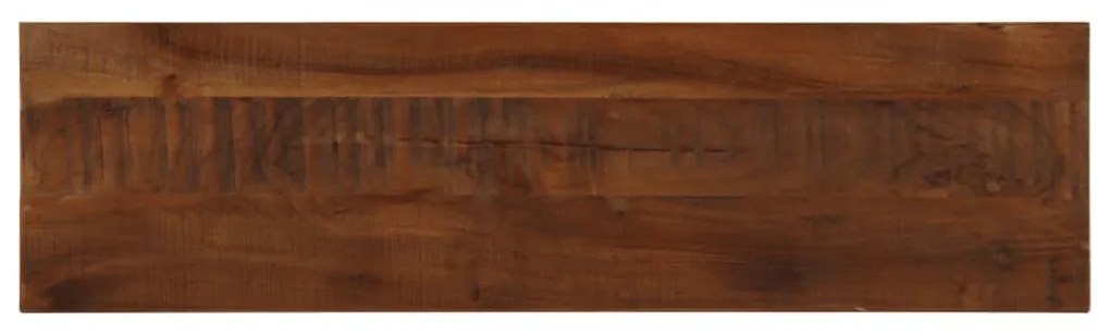 vidaXL Tampo de mesa retangular 100x40x3,8cm madeira recuperada maciça