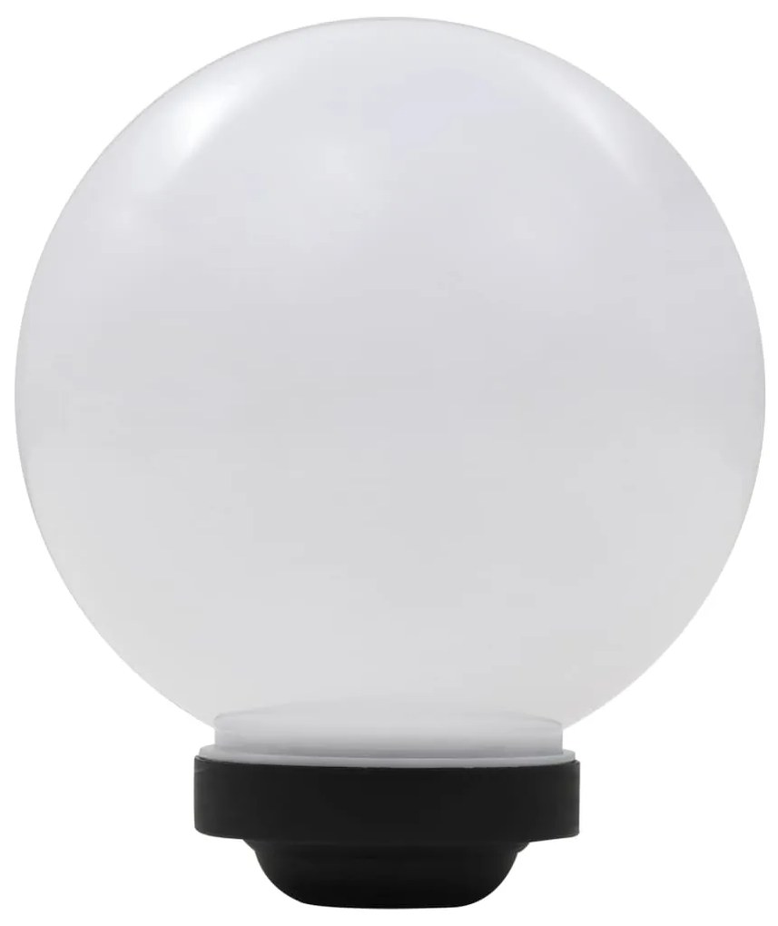Candeeiro solar de exterior LED 3 pcs esférico 20 cm RGB