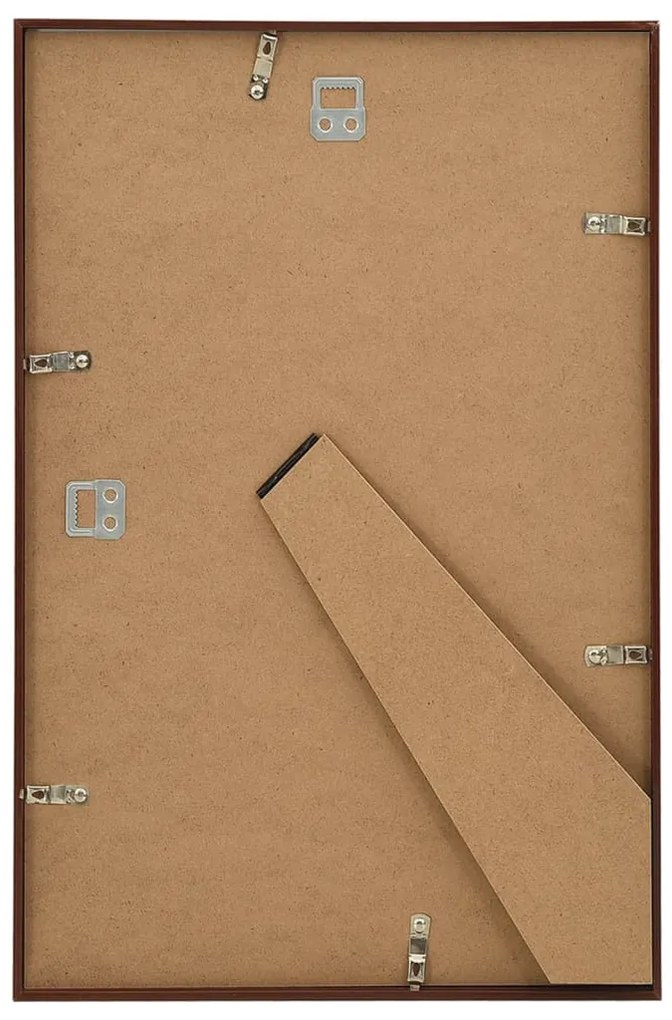 Molduras para parede ou mesa 3 pcs 70x90 cm MDF cor bronze