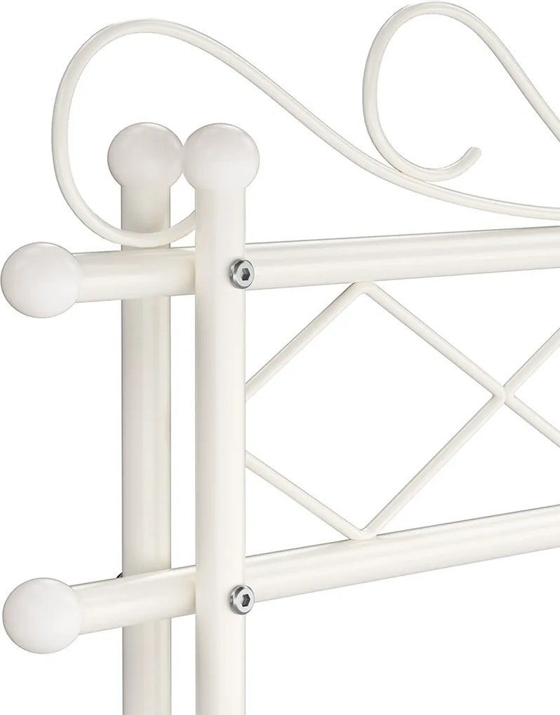 Cabide Guarda Roupa vintage com sapateira 92 x 173 x 41 cm bege
