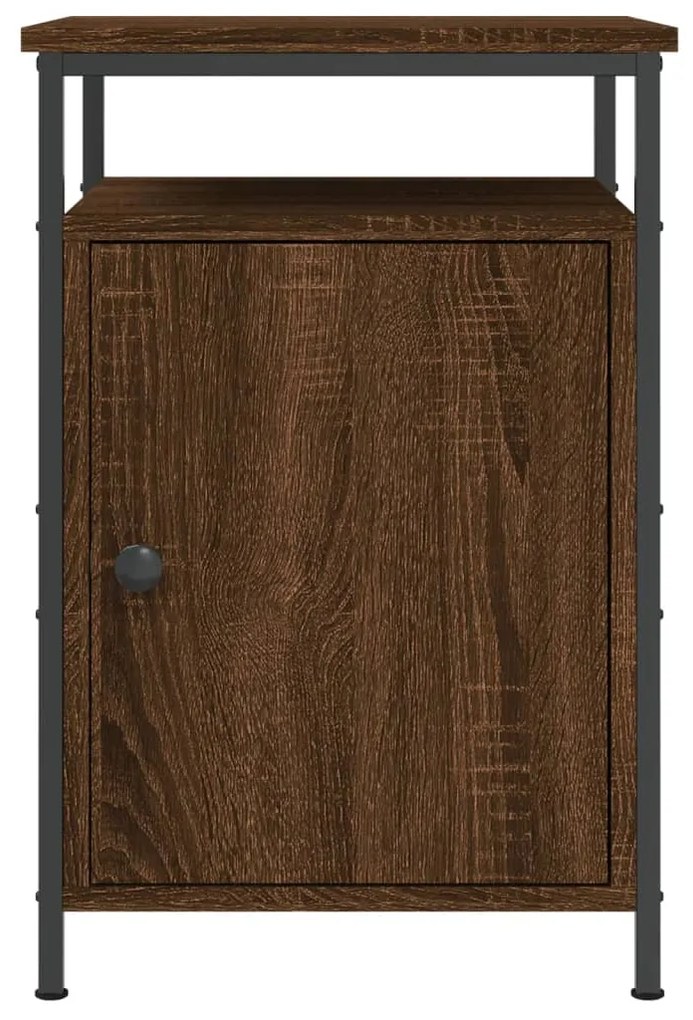 Mesas cabeceira 2pcs 40x42x60cm deriv.madeira carvalho castanho