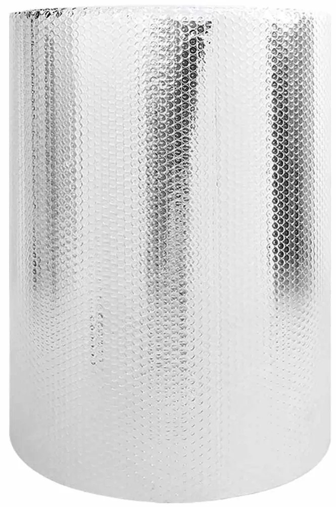 vidaXL Refletor de calor para radiador Prateado 30 x 0.6 m Polietileno