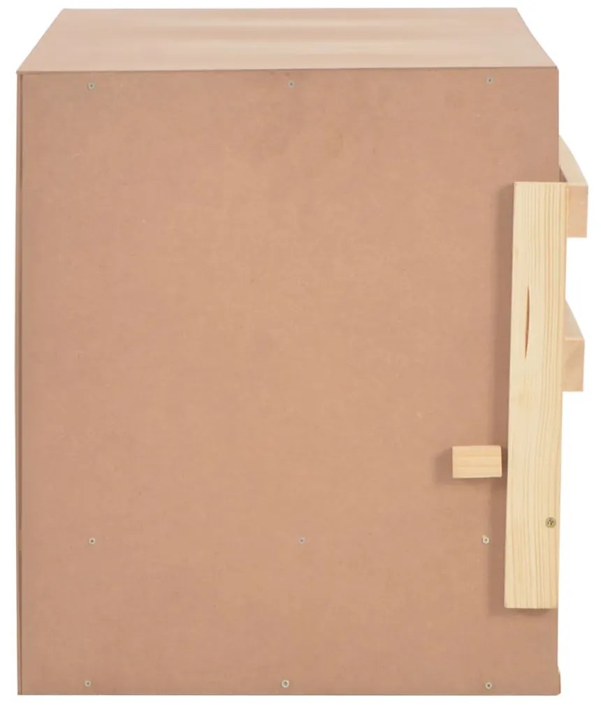 Ninho p/ galinhas 3 compartimentos 96x40x45 cm pinho maciço