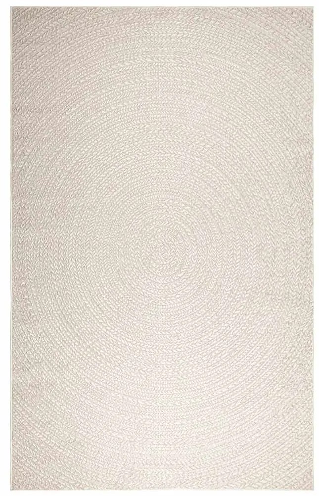 Tapete ZIZUR creme 200x290cm aspeto de juta interior e exterior