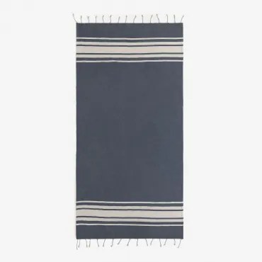 Toalha De Algodão Bendorf Cinzento-azul - Sklum