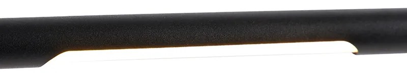 Candeeiro de Mesa Design Preto c/ LED e Dimmer Tátil - Palka