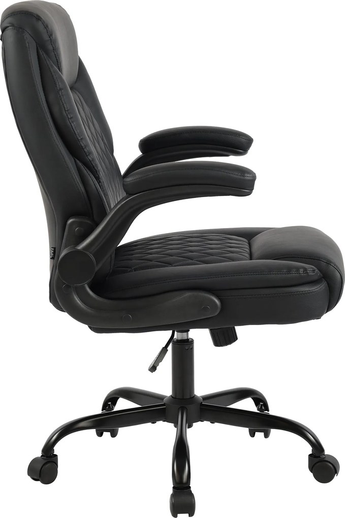 Cadeira de Escritório Medfield Couro sintético preto