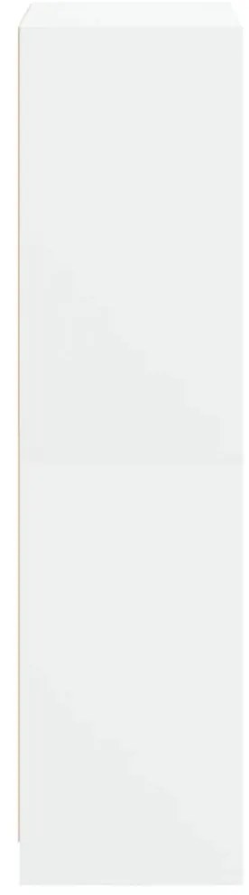 Armário alto c/ portas 68x37x142 cm derivados de madeira branco
