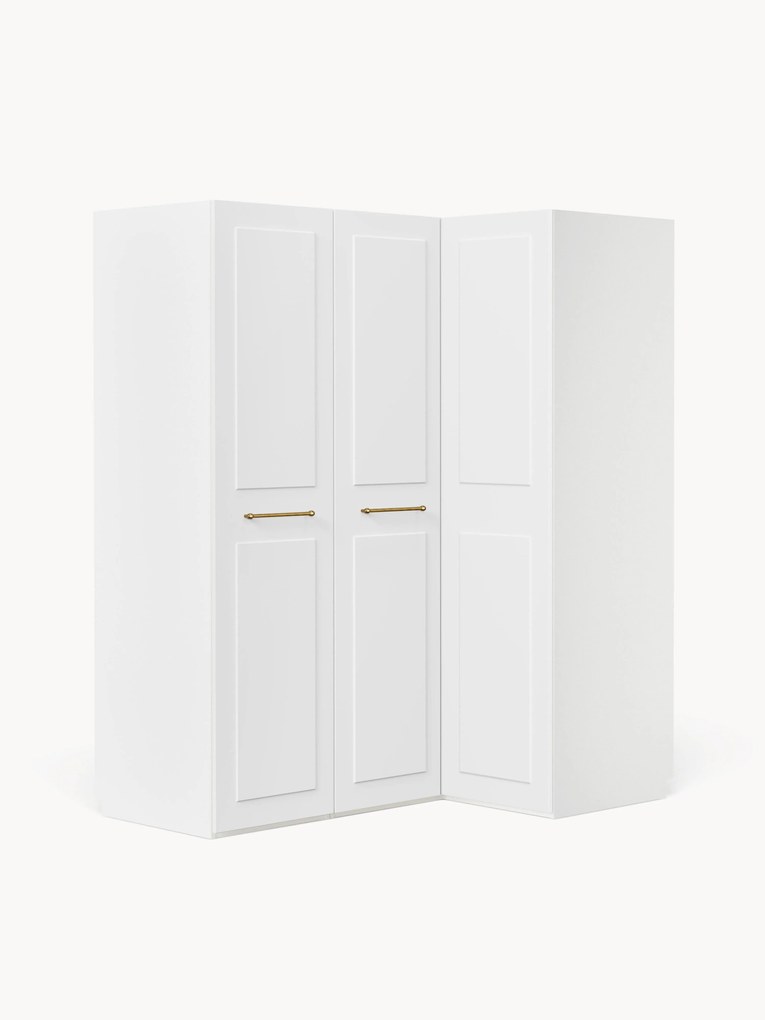 Roupeiro de canto modular Charlotte, L 165 cm, vários tamanhos