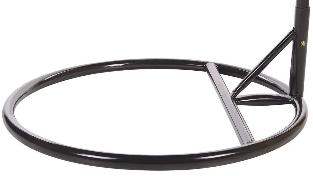 Cadeira suspensa em rattan cor natural e suporte ARSITA Beliani