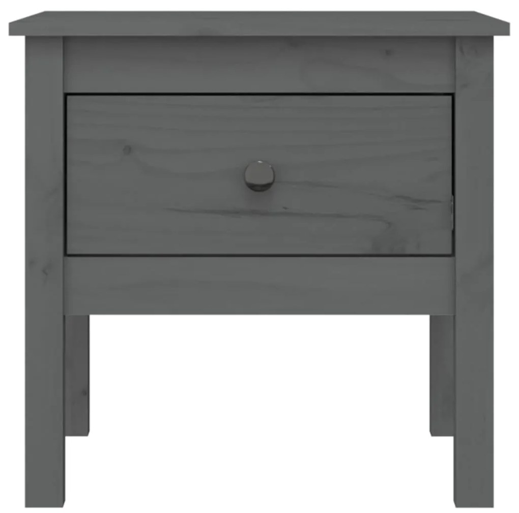 Mesa de apoio 50x50x49 cm pinho Cinza