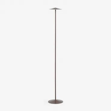 Lâmpada De Pé Led Sem Fios Em Ferro Emilein Castanho Chocolate - Sklum