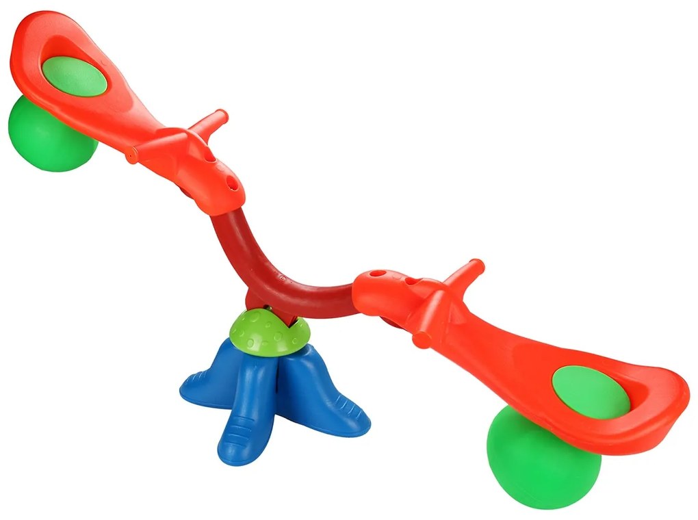 Baloiço Sobe e Desce  para Crianças com Almofada de Punho 360° Rotação para Crianças + 3 Anos Até 25 kg 126 x 40 x 40 x 40 x 40 cm