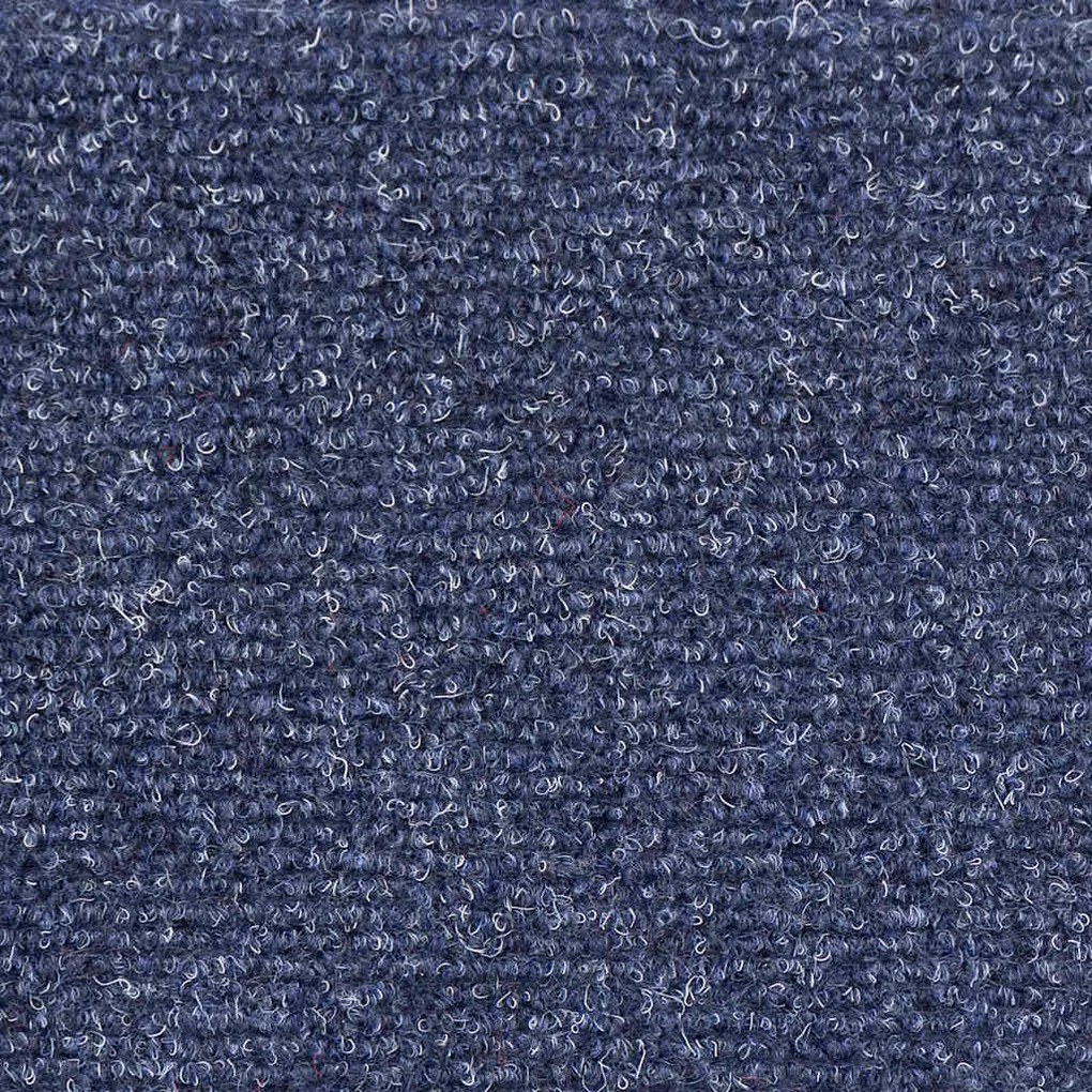 Tapetes de escada adesivos 30 pcs 56x17x3 cm azul