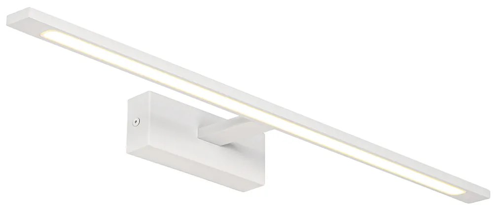 Candeeiro de parede branco 62 cm com LED IP44 - Jerre