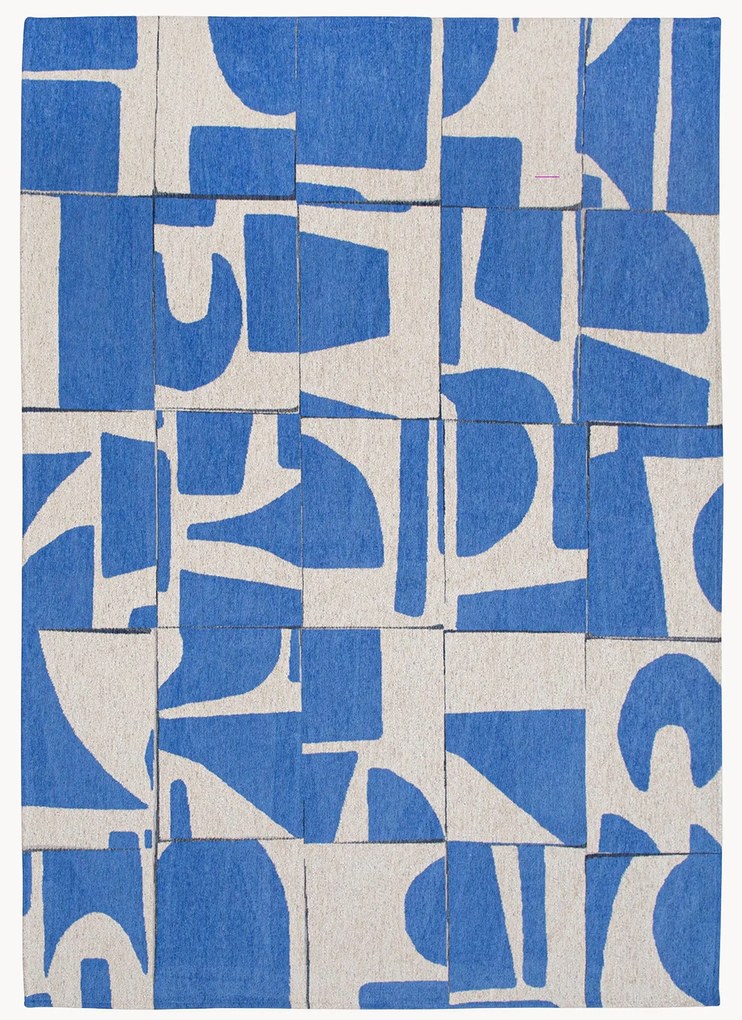 Tapete jacquard de tecelagem plana com padrão gráfico Papercut