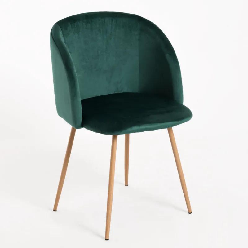 Cadeira Velt Veludo - Verde