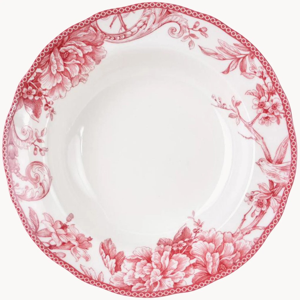 Pratos de pequeno-almoço em porcelana Primrose, conjunto de 6