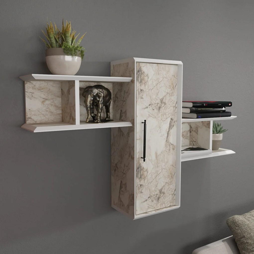 Prateleira de Parede Olida – Branco – 118,6 x 35 x 51,8 cm