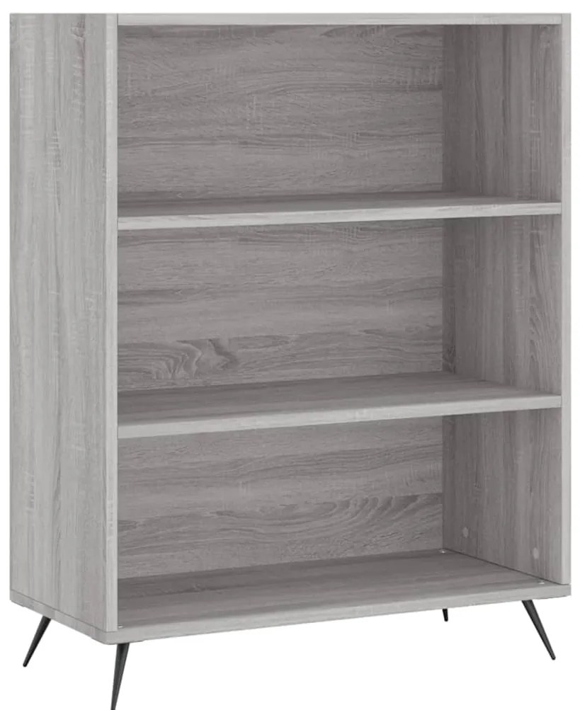 Armário alto 69,5x34x180 cm derivados de madeira sonoma cinza