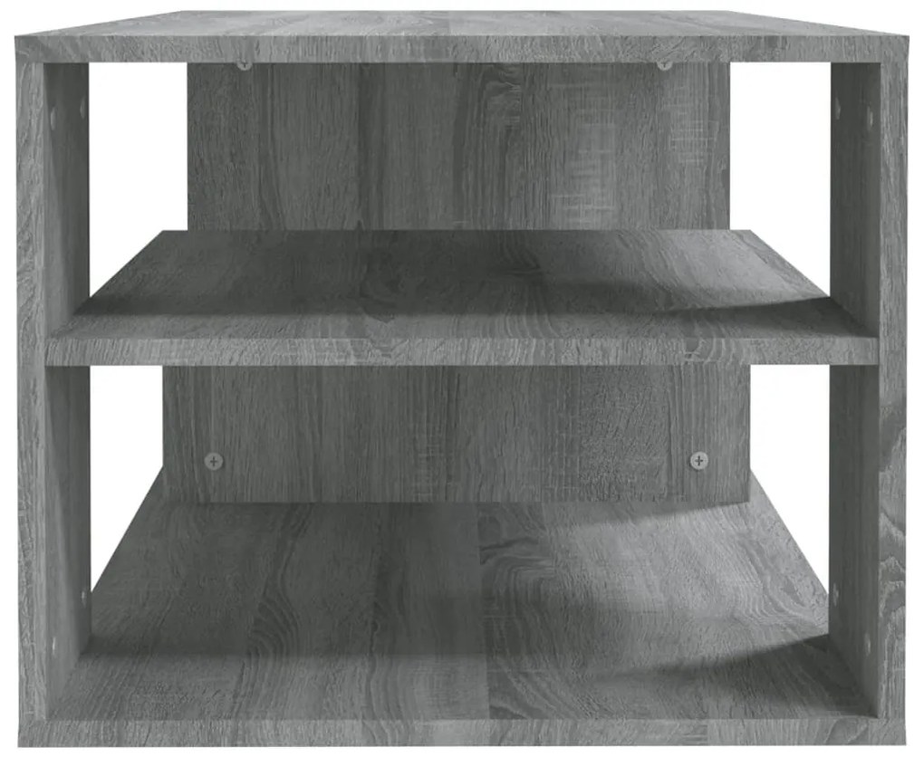 Mesa de centro 100x50x40cm derivados de madeira cinzento sonoma