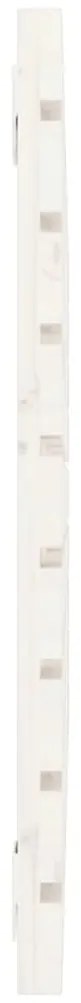 Cabeceira de parede 81x3x63 cm madeira de pinho maciça branco
