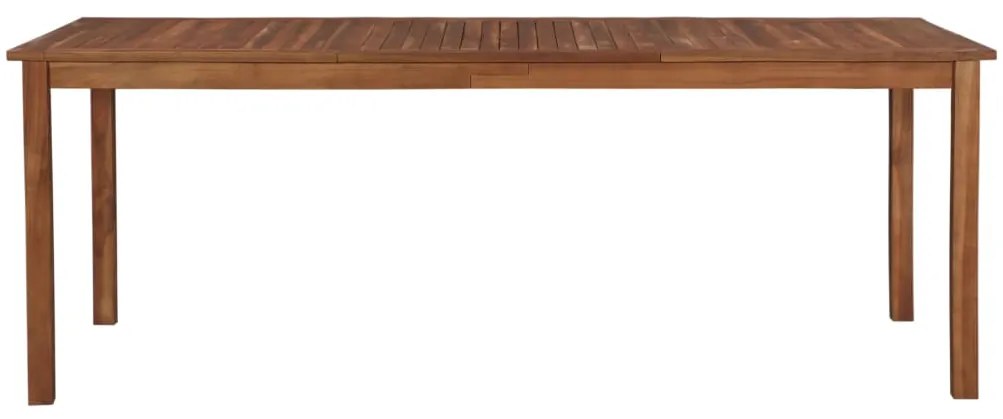 Mesa de jardim 200x100x74 cm madeira de acácia maciça