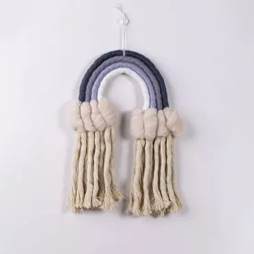 Tapeçaria Decorativa Ruxi Kids Arco-íris Cinzento - Sklum