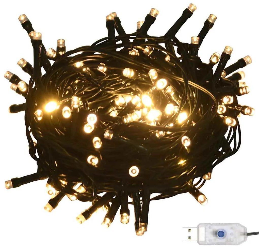 Conj. de bolas de natal 61pcs c/ pico e 150 LEDs dourado/bronze