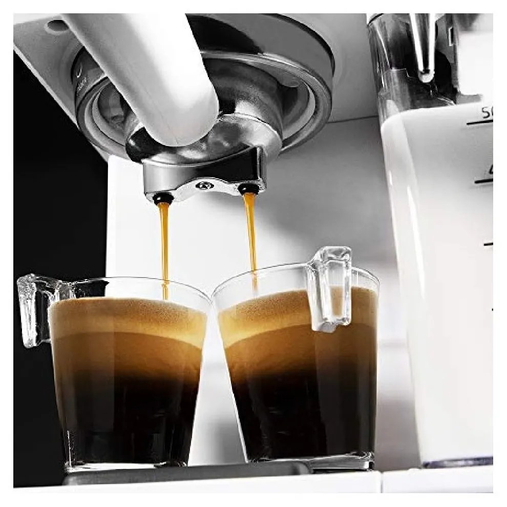 Máquina de café semiautomática Power Instant-ccino 20 Touch Serie Bianca 20 bares de pressão, capacidade 1,4 L, sistema de aquecimento por ThermoBlock