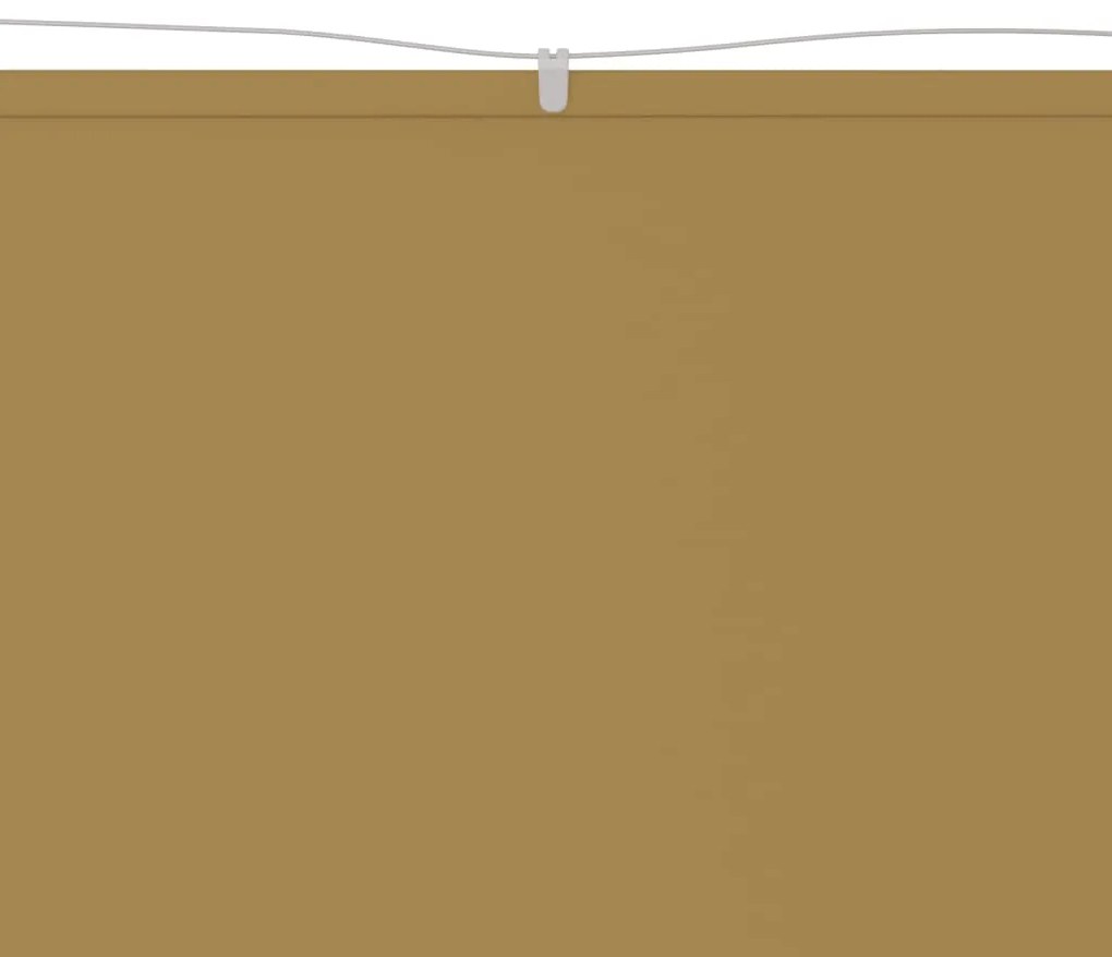Toldo vertical 100x1000 cm tecido oxford bege