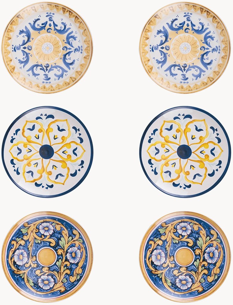 Pratos de pequeno-almoço Scilla, conjunto de 6